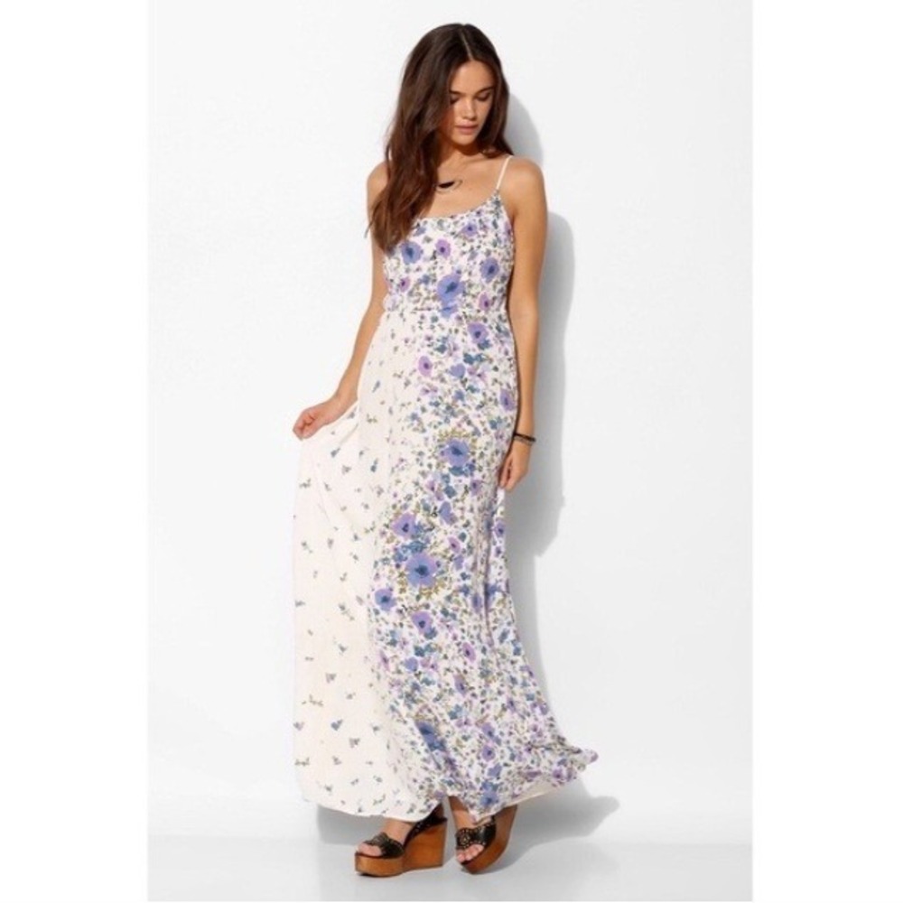 Kimchi Blue Urban Outfitters Wildflower Maxi Dress Cottagecore 2 S